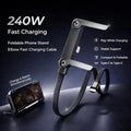 Fast Charging Type-C Cable with Built-in Phone Stand