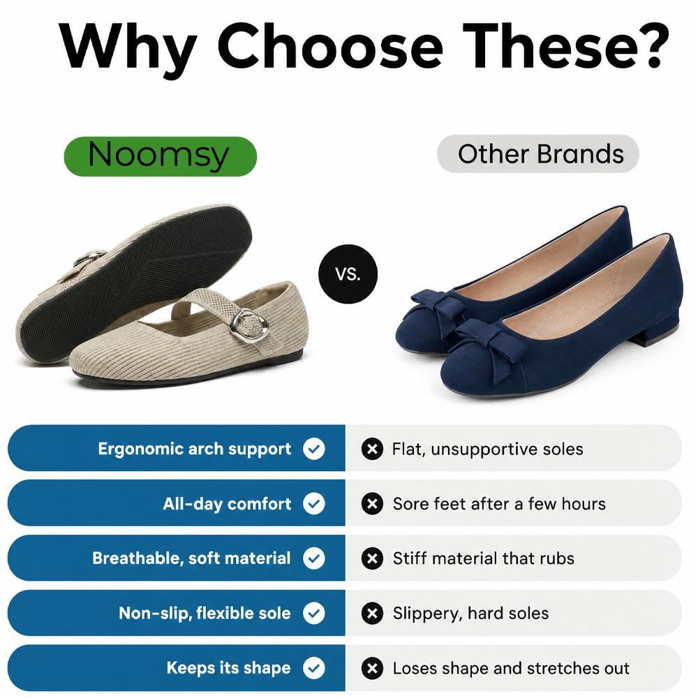 Noomsy Barefoot Comfort Flats